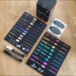 20 Chalk Marker Set w/ sticker labels